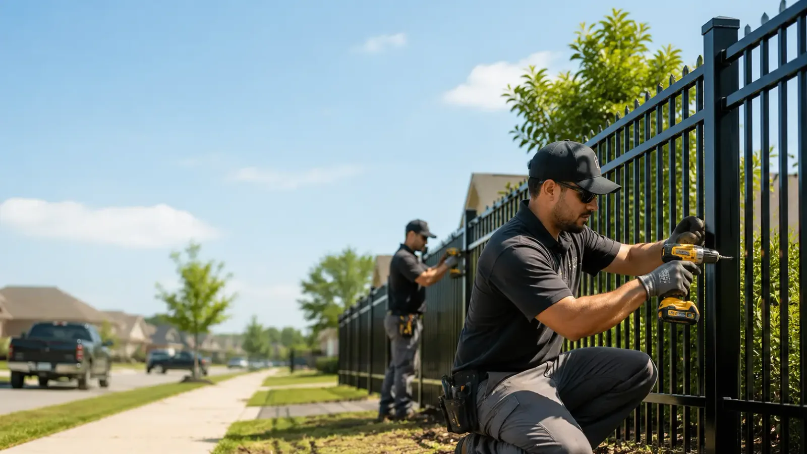 Metal Fence Installation in Yale, MI